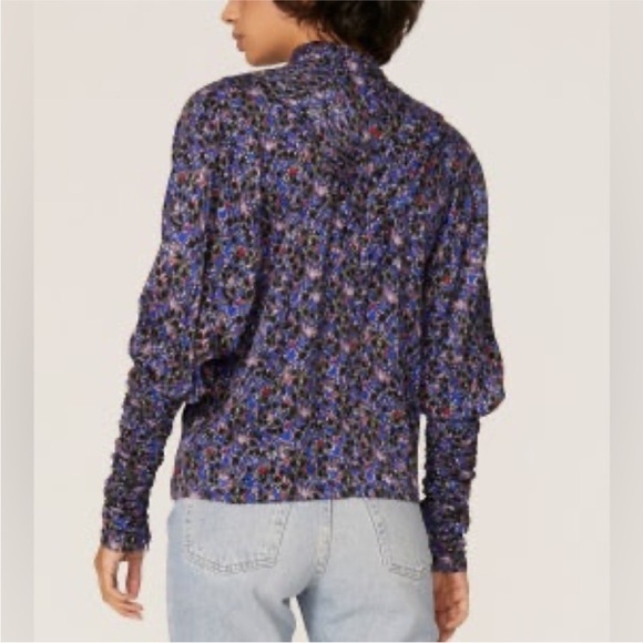 Hunter Bell Isabel Mock Neck Top SZ XS EUC - Picture 8 of 8